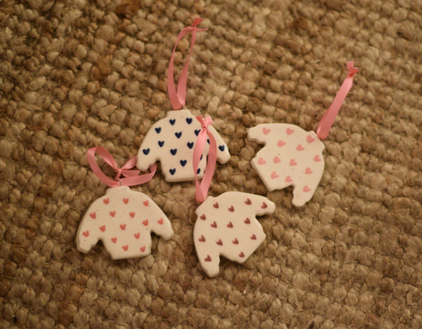 Christmas Jumper Decoration Set of 4