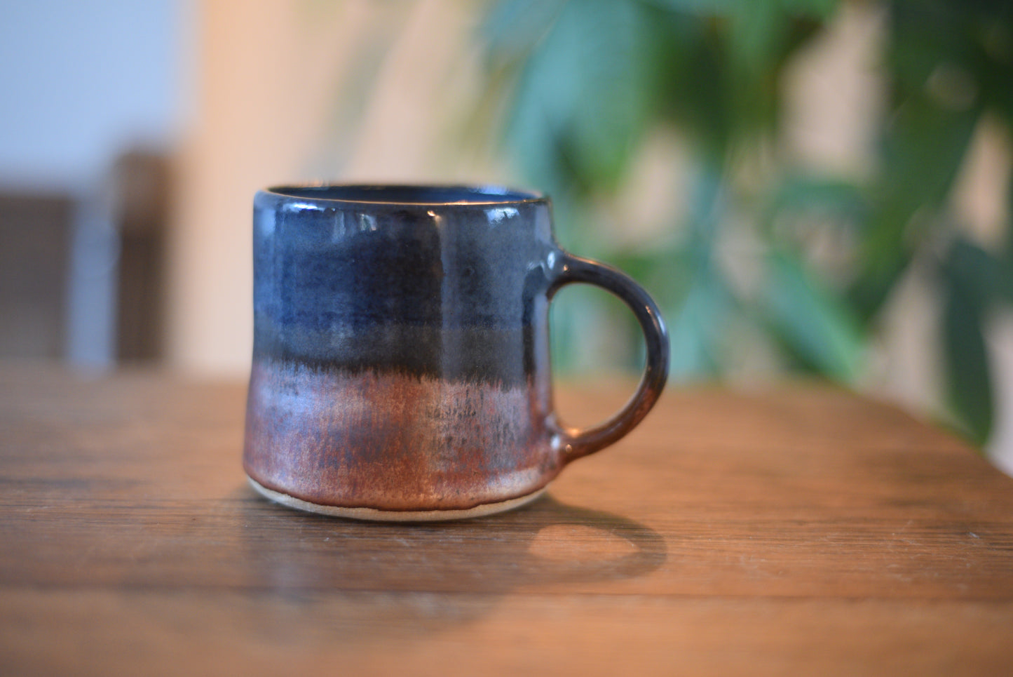 Navy & Copper Mug