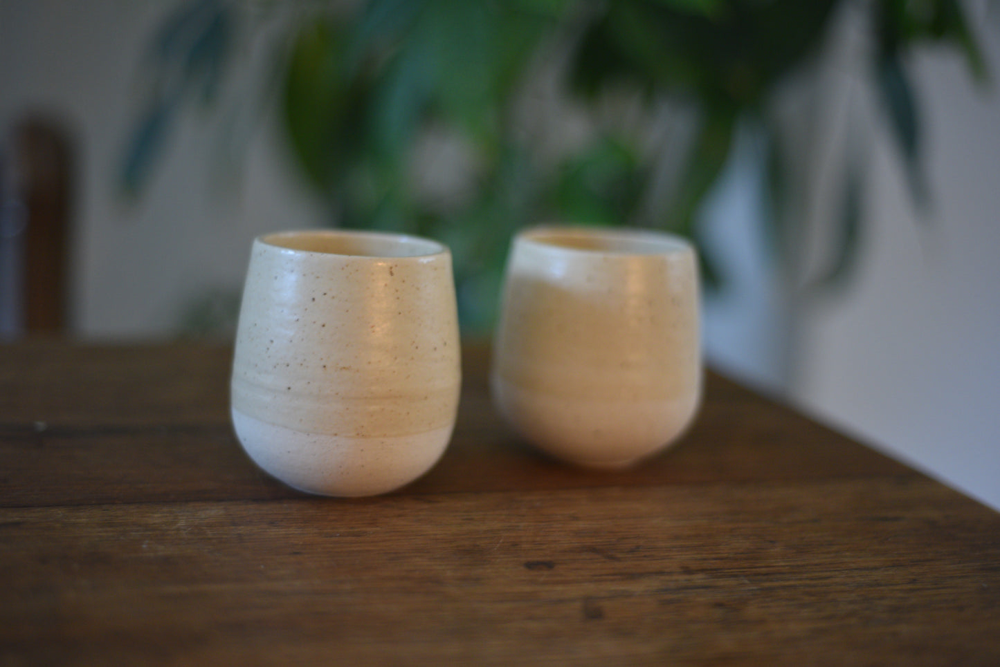 Set of 2 tumblers (cream)