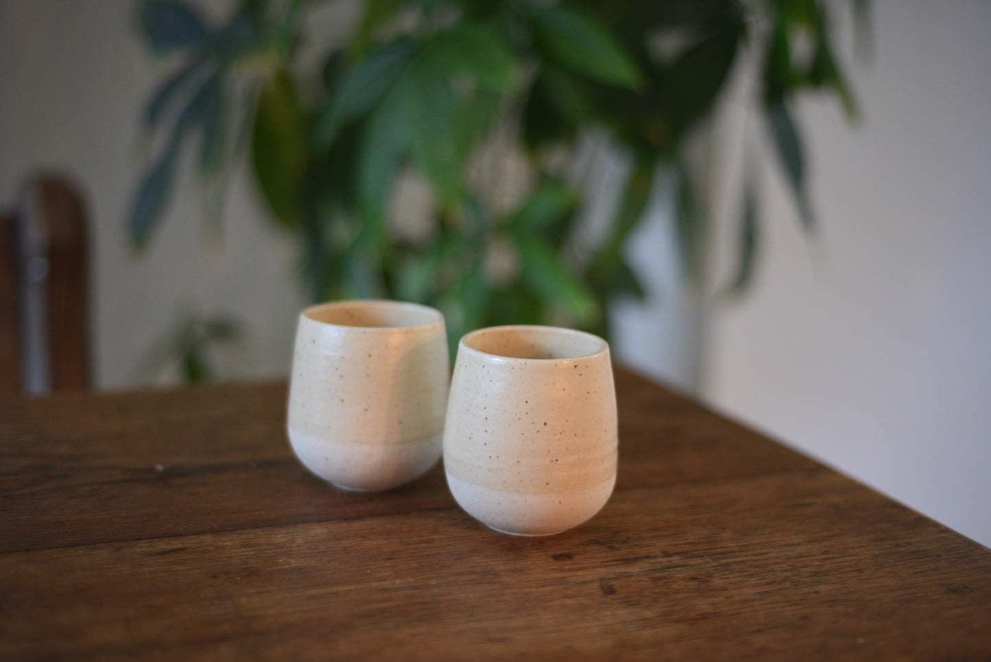 Set of 2 tumblers (cream)